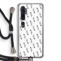 Pluimen: Xiaomi Mi Note 10 Pro Transparant Hoesje met koord