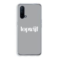 Topwijf Grijs Wit: OnePlus Nord CE 5G Transparant Hoesje