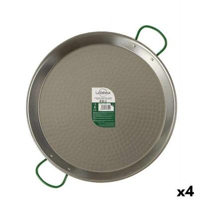 Pan La Dehesa 0150-LD 0150-LD Zilverkleurig Gepolijst Staal Ø 50 cm 63,5 x 5,5 x 50,5 cm (4 Stuks)