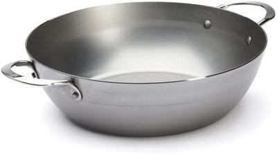De Buyer Hapjespan - Sauteuse - met 2 handgrepen - Mineral B Pro - ø 28 cm / 4 liter - zonder anti-aanbaklaag