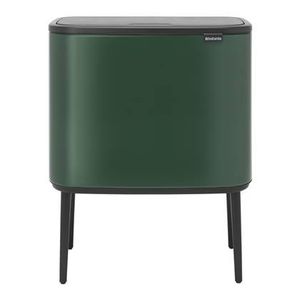 Brabantia Bo Touch Bin Afvalemmer 3 x 11 L - Pine Green