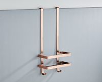 Doucherek SaniClear Copper | Aan douchewand | 52x23x12 cm | Messing | Rechthoek | Koper geborsteld Doucherek SaniClear Copper | Aan douchewand | 52x23x12 cm | Messing | Rechthoek | Koper geborsteld