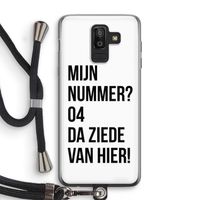 Da ziede van hier: Samsung Galaxy J8 (2018) Transparant Hoesje met koord