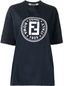 Fendi Pre-Owned t-shirt à logo imprimé - Noir