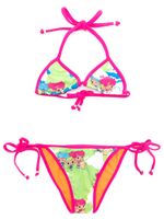 Amir Slama bikini à imprimé graphique - Rose