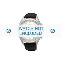 Horlogeband Seiko SSB227P1 / 8T63 00C0 / L01K018J0 Leder Zwart 20mm
