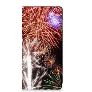 Motorola Moto G13 | G23 Hippe Standcase Vuurwerk