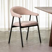LABEL51 Eetkamerstoel Amaze - Naturel - Elite - Black Frame
