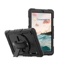 Casecentive Handstrap Pro Hardcase met handvat Galaxy Tab A 10.1 2019 zwart - 8720153790925