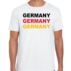 Germany / Duitsland t-shirt wit voor heren