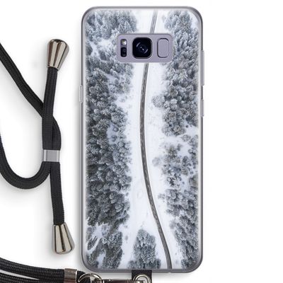 Snøfall: Samsung Galaxy S8 Transparant Hoesje met koord