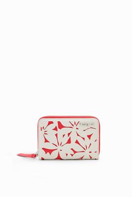 Portemonnee gestanste bloemen S - ORANGE - U