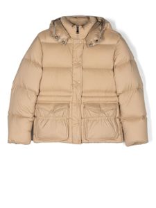 Moncler Enfant veste matelassée à capuche - Tons neutres