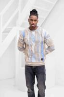 Carlo Colucci C10802 151 Sweater Heren - Maat S - Kleur: BeigeWitBlauw | Soccerfanshop