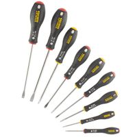 Stanley handgereedschap FATMAX Schroevendraaierset 10-delig - St/Par/Ph/Spanningszoeker - FMHT65439-0 - FMHT65439-0