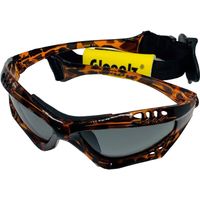 Glogglz Zwembril Finz Polycarbonaat Bruin/grijs One-size - thumbnail