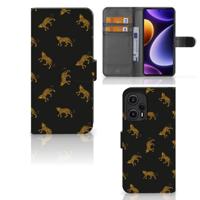 Telefoonhoesje | Met pasjeshouder | voor Xiaomi Poco F5 Leopards