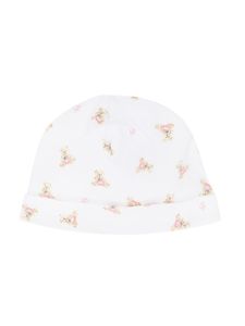 Ralph Lauren Kids bonnet à oursons imprimés - Blanc