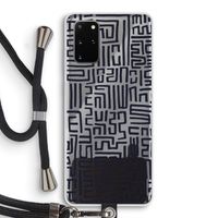 Moroccan Print: Samsung Galaxy S20 Plus Transparant Hoesje met koord