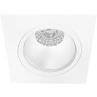 Spot Armatuur GU10 - Pragmi Shift Pro - GU10 Inbouwspot - Vierkant - 1-lichts - Wit - Aluminium - 128mm