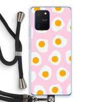 Dancing eggs: Samsung Galaxy Note 10 Lite Transparant Hoesje met koord