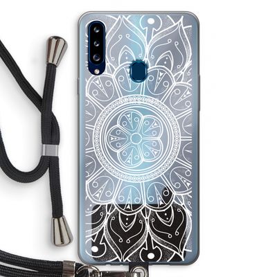 Roses Are Red: Samsung Galaxy A20s Transparant Hoesje met koord