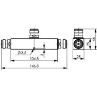 Telegärtner 100025434 100025434 N power splitter 1 stuk(s)