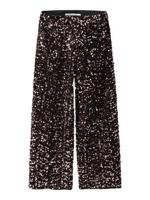 Name it winter broek meisjes - bruin - wide, straight fit - NkfRunica