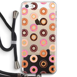 Donuts: iPhone 5 / 5S / SE Transparant Hoesje met koord