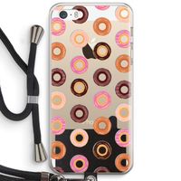 Donuts: iPhone 5 / 5S / SE Transparant Hoesje met koord