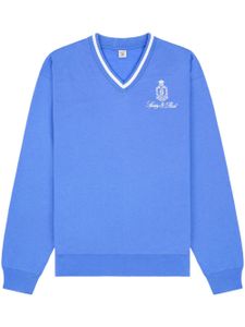 Sporty & Rich Vendome V-neck sweatshirt - Bleu