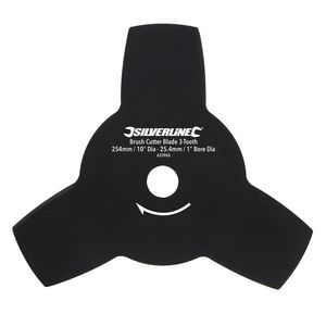 Silverline Bosmaaier slagmes met 3 tanden | 254 mm diameter, 25,4 mm asgat - 633965
