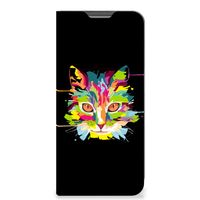 OPPO A96 | A76 Magnet Case Cat Color - thumbnail