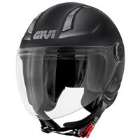 GIVI 11.7 Solid Color Mat, Jethelm of scooter helm, Zwart - thumbnail