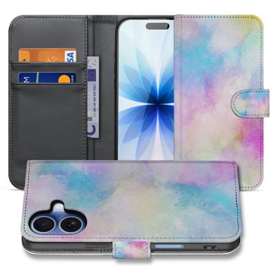 Apple iPhone 17 | Bookcase | Hoesje Met Pasjeshouder Watercolor Light