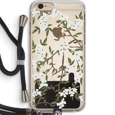 Blossoming spring: iPhone 6 PLUS / 6S PLUS Transparant Hoesje met koord