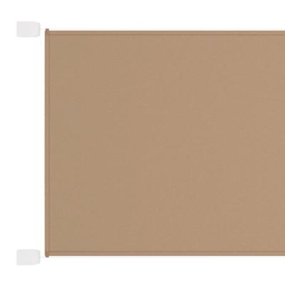 Luifel verticaal 60x1200 cm oxford stof taupe