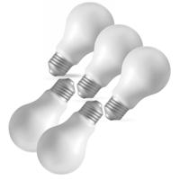 Stressbal - 5x - lampbolletje - gloeilamp - 10 cm - knijpballetje