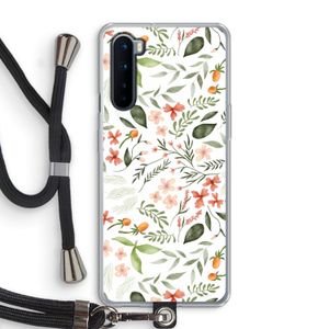 Sweet little flowers: OnePlus Nord Transparant Hoesje met koord