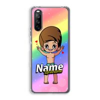 Chibi Maker man: Sony Xperia 10 III Transparant Hoesje