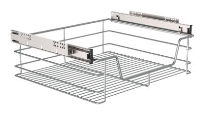 Eyckhaus Telescopische lade voor 60 cm kast 500 x 150 x 450 mm | chroom - 4328 4328