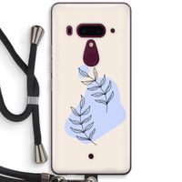 Leaf me if you can: HTC U12+ Transparant Hoesje met koord