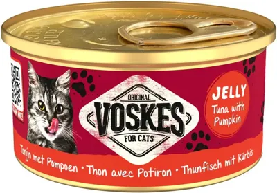 Voskes kattenvoer in gelei tonijn & pompoen 85g