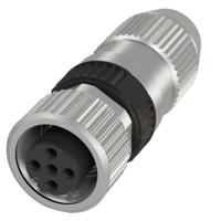 BALLUFF BCC02H8 Sensor/actuator connector, niet geassembleerd M12 x 1 Aantal polen (sensoren): 5 1 stuk(s)