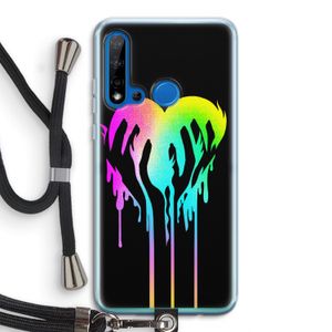 Hold My Heart: Huawei P20 Lite (2019) Transparant Hoesje met koord