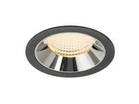SLV InbouwspotNuminos XL zwart/chroom 2700K - 55gr - 1009926