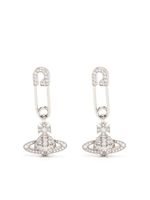 Vivienne Westwood boucles d'oreilles pendantes à détails d'épingles - Argent - thumbnail