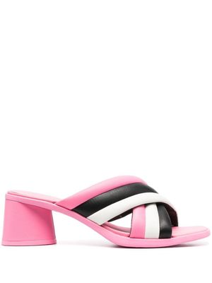 Camper mules Kiara en cuir - Rose