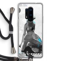 I will not feel a thing: OnePlus 8 Pro Transparant Hoesje met koord