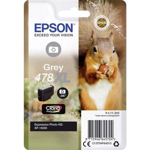 Epson Inktcartridge T04F6, 478XL Origineel Grijs C13T04F64010